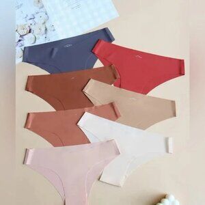 Seamless Underwear Thong Panty Set of 7 Multicolored ✨💕